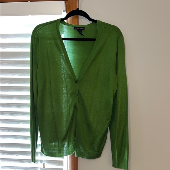 New York & Company Sweaters - New York & Company Green Cardigan sweater XL